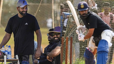 rohit sharma shivaji park practice session