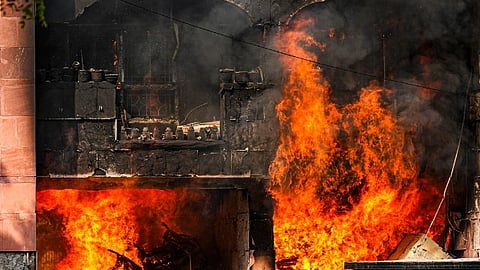 Brahmaputra Apartments fire