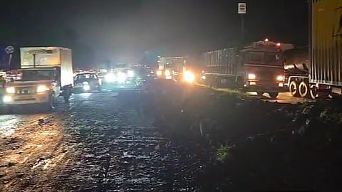 Ahmedabad Highway Traffic Jam