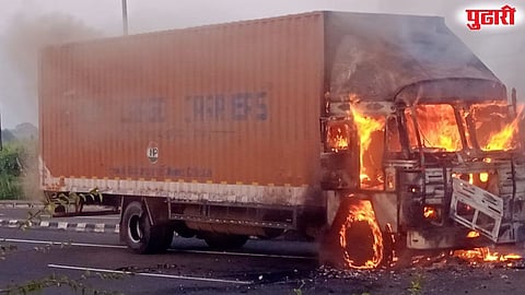 Virar Truck Fire