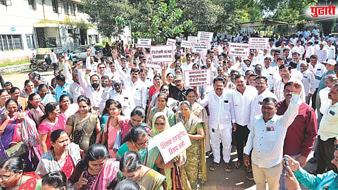 टीईटी सक्तीविरोधात शिक्षकांचा एल्गार