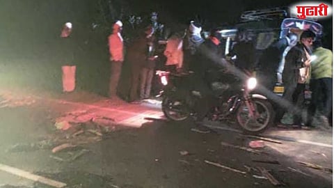 Vasmat Parbhani highway accident