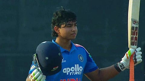 Vaibhav Suryavanshi Century : १५ षटकार, ११ चौकार... वैभव सूर्यवंशीची धडाकेबाज खेळी, ४२ चेंडूंत १४४ धावांची आतषबाजी