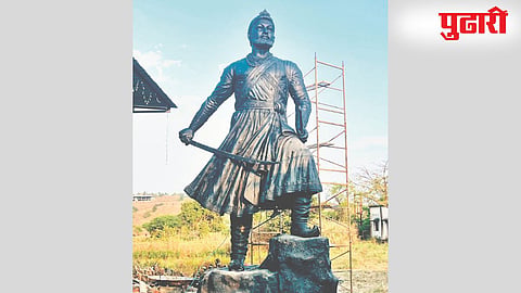 Shambhuraje statue: कलानगरीत साकारला शंभूराजेंचा भव्य पुतळा