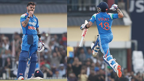 Virat Kohli Century : किंग कोहलीचा हल्लाबोल! सचिन तेंडुलकरचा महाविक्रम मोडला; वनडेमध्ये ५२वे शतक झळकावून इतिहास रचला(Video)