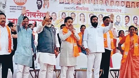 Eknath Shinde public rally