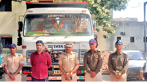 Illegal sand Seized