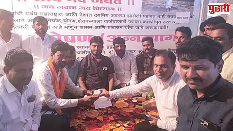 Hatta Gram Panchayat member protest