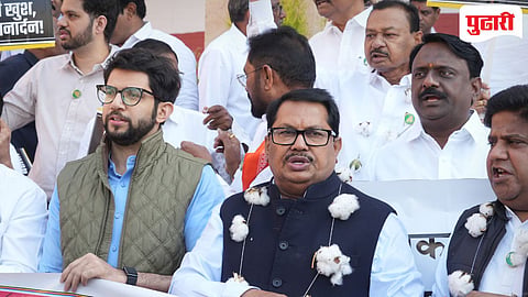 Nagpur Winter Session | कर्जमाफी आणि भाववाढीच्या मागणीसाठी विरोधकांचे जोरदार आंदोलन