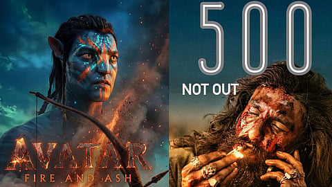 image of Avatar Fire and Ash and Dhurandhar poster