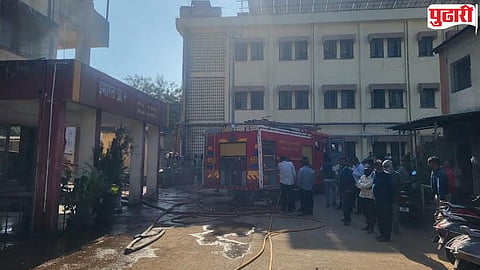 Hospital store room fire