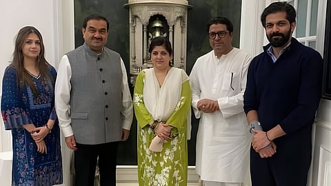 Raj Thackeray -Adani Photo