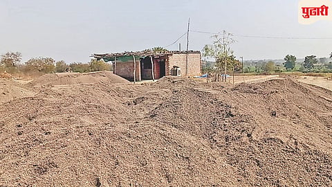 Illegal sand mining