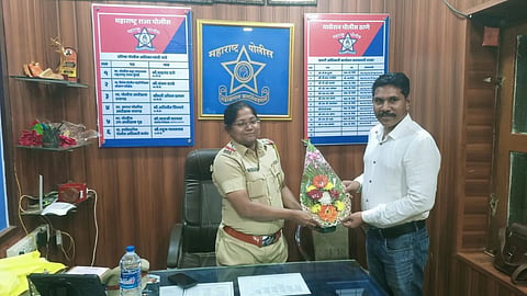 First woman officer Matheran