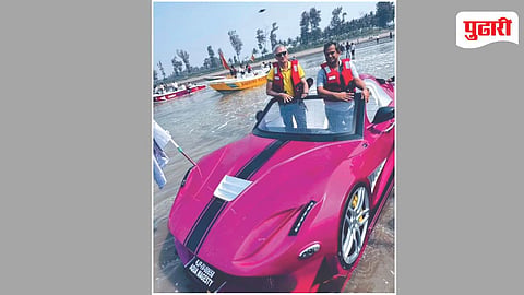 Nagaon Beach Water Car Alibag