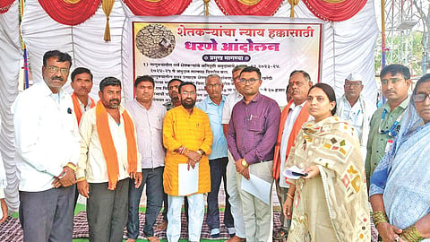 Kannad farmers protest