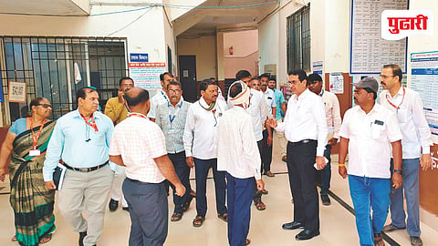 Pathardi Panchayat Samiti Inspection