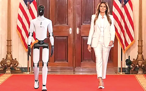 Melania Trump & robot entry |
