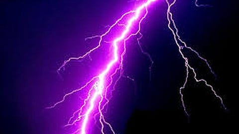 lightning strike