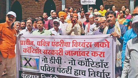 Pandharpur corridor protest