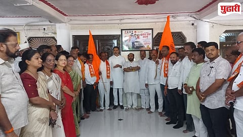 NCP BJP Workers join Shiv Sena Shinde Faction