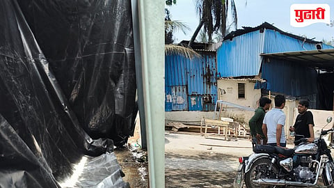 मढ - मार्वे रोडवरील स्टुडिओला भीषण आग, शूटिंगचे साहित्य जळून खाक