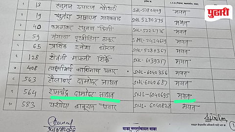 Voter List Issue