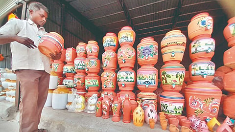 Clay jars