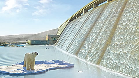 Russia Alaska dam project |
