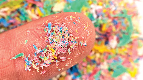 Plastic particles |