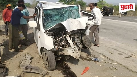Amravati Accident | वरूड-मोर्शी मार्गावर भीषण अपघात; नागपूरच्या एकाच कुटुंबातील तिघांचा मृत्यू