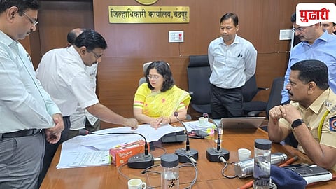 Chandrapur farmer cement company dispute