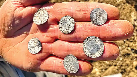 Norway silver coins treasure |