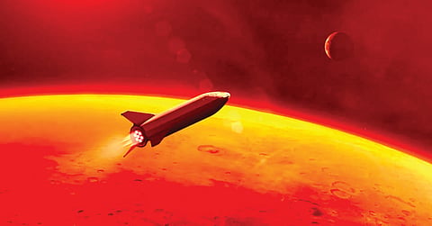 Mars mission timeline |