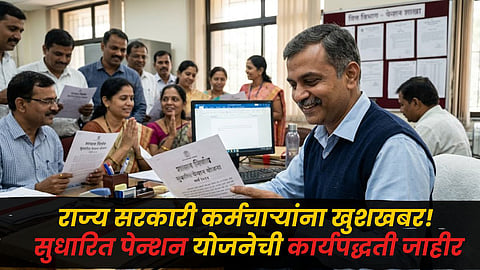 Revised Pension Scheme Announcement : सरकारी कर्मचाऱ्यांना खुशखबर! सुधारित पेन्शन योजनेची कार्यपद्धती जाहीर, शासन निर्णय जारी