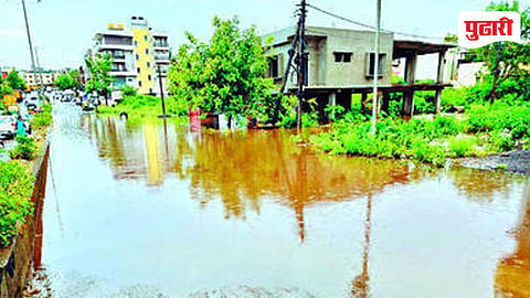कंग्राळीत जोरदार पावसाने घरांतून पाणी