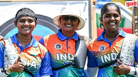 India Archery World Cup Gold Medal : भारतीय रणरागिणींचा सुवर्णवेध! थरारक शूट-ऑफमध्ये चीनचा पराभव