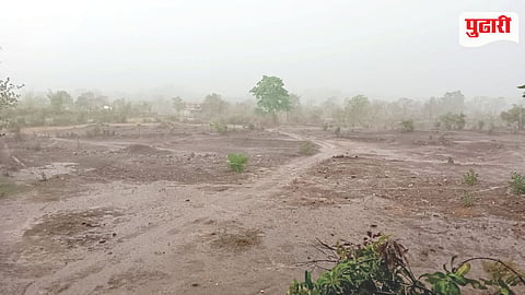 Mangaon storm rain