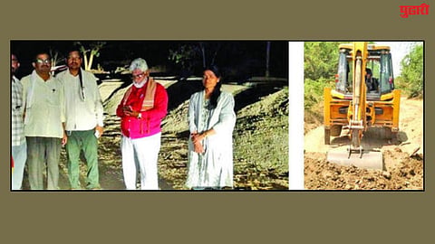 Illegal sand mining