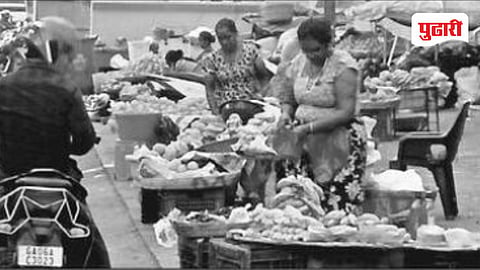 Goa Vasco footpath shops