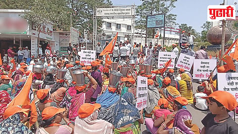 Saswad Water Problem Protest