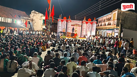 Waghapur news | मिरवणुकीस परवानगी नाकारल्याच्या निषेधार्थ वाघापूर येथे ग्रामस्थांचा ठिय्या