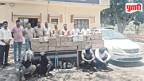 Ahilyanagar Liquor Theft Gang
