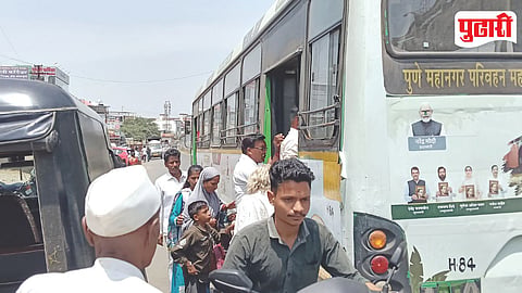 Kamshet PMPML Bus Stop Issue