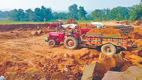 illegal mining racket |