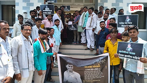 Jalna crime | राजेश कोरकणे हत्या प्रकरणी मोक्का लावा, फास्ट ट्रॅक कोर्ट चालवा...; ग्रामस्थांचा प्रशासनाला इशारा