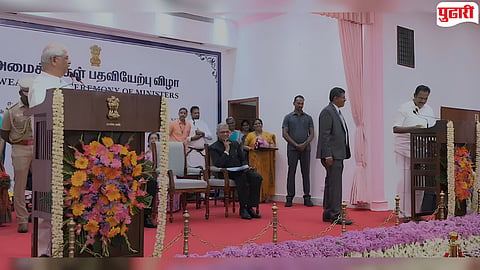 Tamil Nadu Congress MLA oath controversy