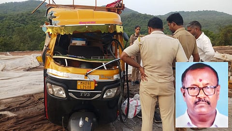 Amba Ghat Accident : आंबा घाटात रिक्षाचा भीषण अपघात; चालकाचा मृत्यू