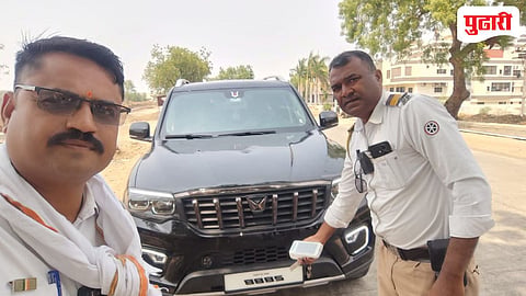 Washim RTO news | फॅन्सी नंबर प्लेट लावणाऱ्या वाहनांवर धडक कारवाई...
