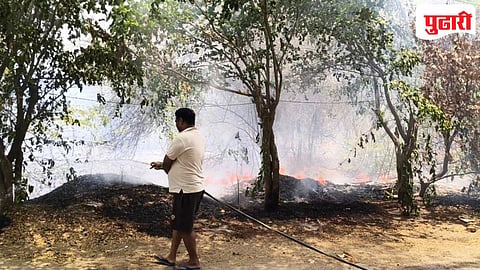 Chandrapur Fire News | चंद्रपूर शहर मोठ्या आगीपासून थोडक्यात बचावले!